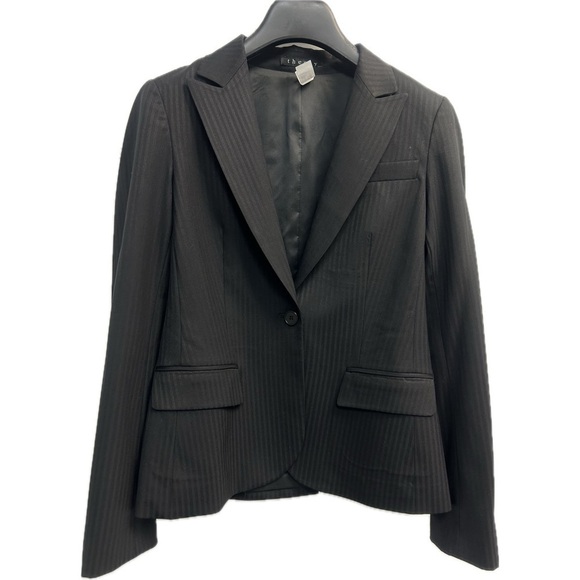 Theory Women’s Wool Black Blazer Size 8 - Picture 1 of 10